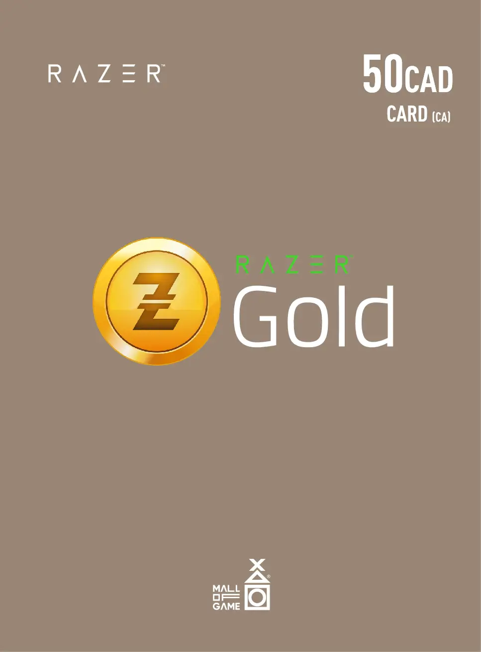 Razer Gold CAD50 (CA)